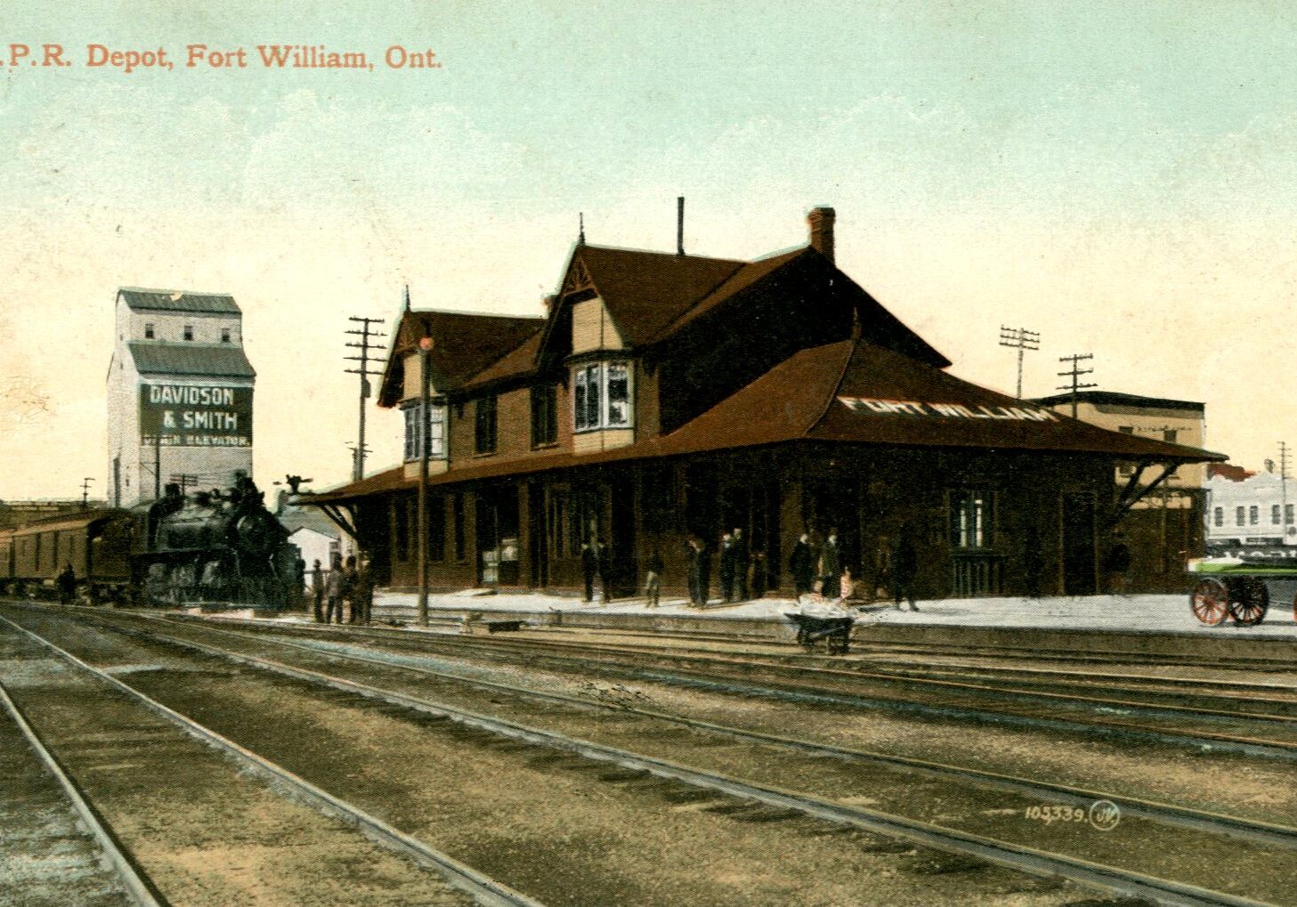CPR Depot and Davidson and Smith Inland Elevator