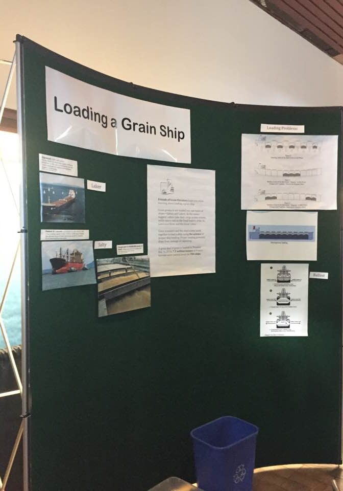 Loading ship display panel